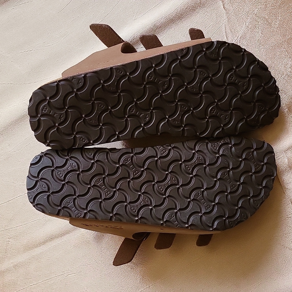 Birki's women's original birkenstock Fussbett NWOB 230 36 35 L/5 strappy sandals - Picture 5 of 7